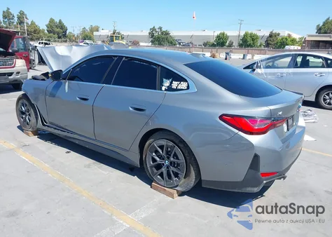 2025 BMW I4 Edrive 40 from USA, damaged, VIN WBY23HD0XSFU24423